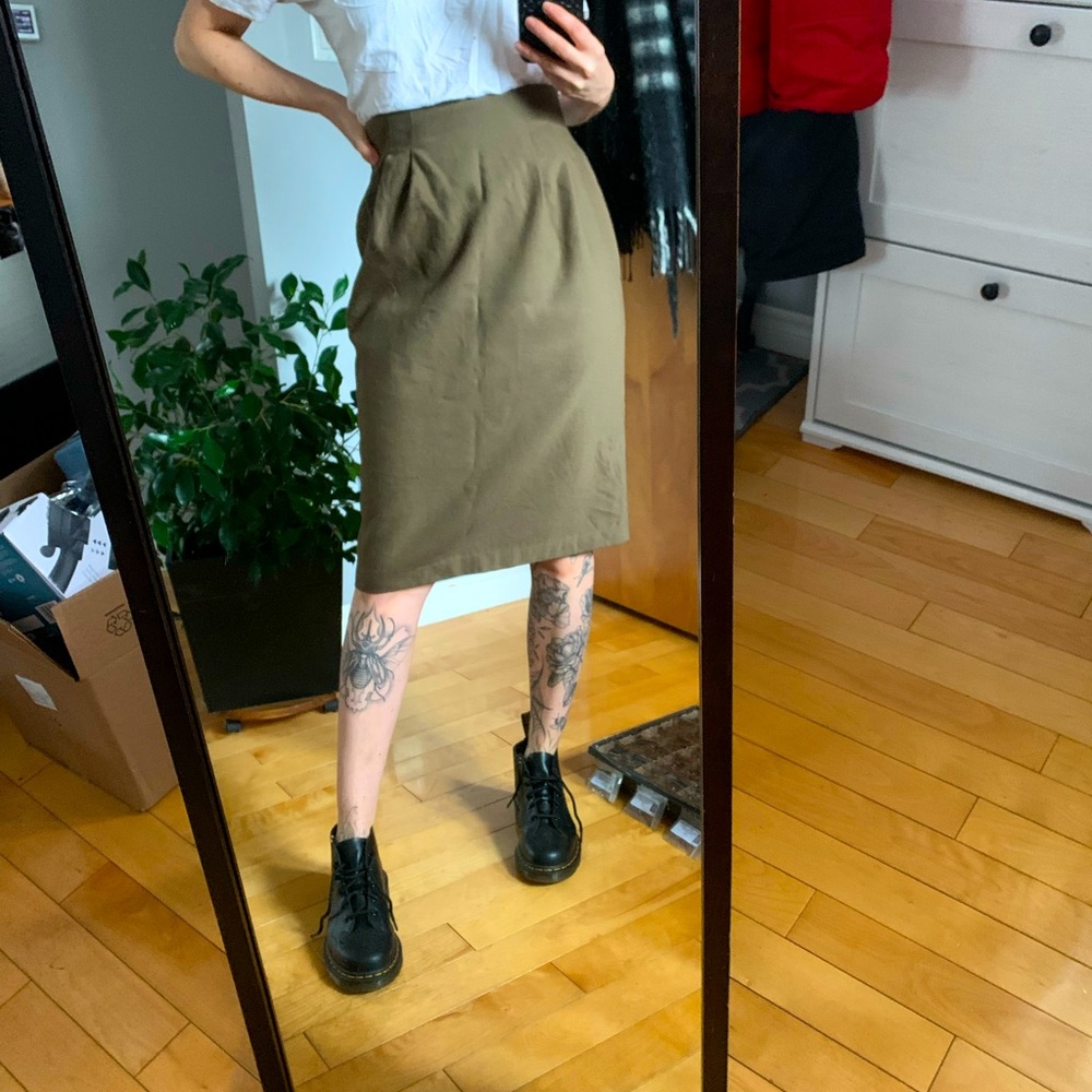 Vintage wool skirt